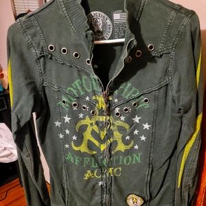 Affliction zip up